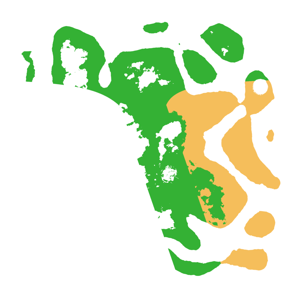 Biome Rust Map: Barren, Size: 3500, Seed: 6006832