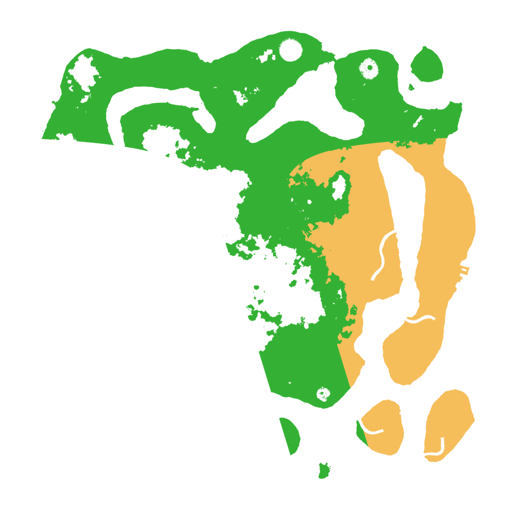 Biome Rust Map: Procedural Map, Size: 4000, Seed: 132943