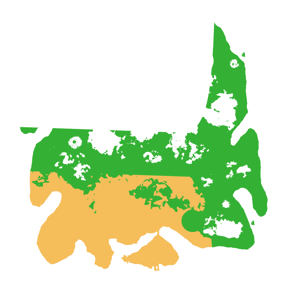 Biome Rust Map: Procedural Map, Size: 3500, Seed: 1232727