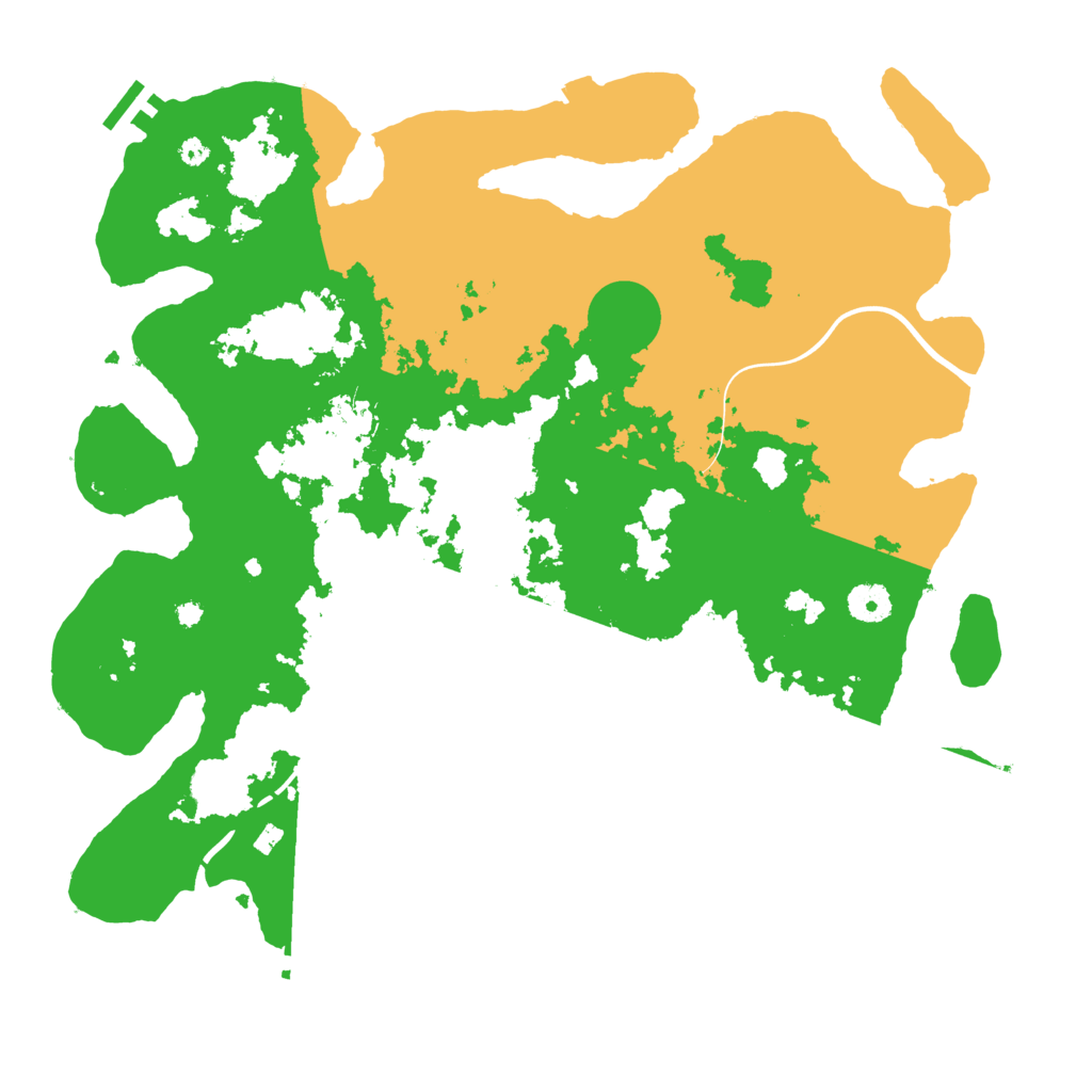 Biome Rust Map: Procedural Map, Size: 3950, Seed: 368311436
