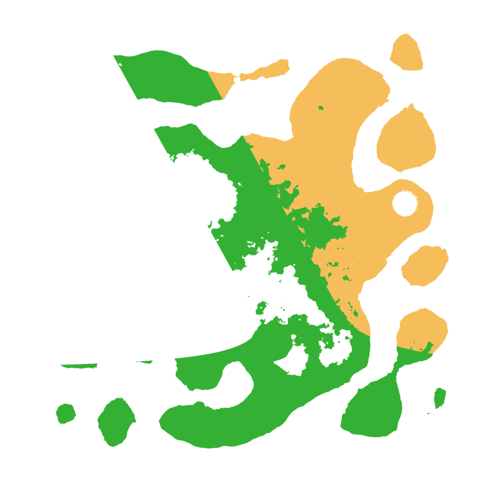 Biome Rust Map: Barren, Size: 3500, Seed: 2625147