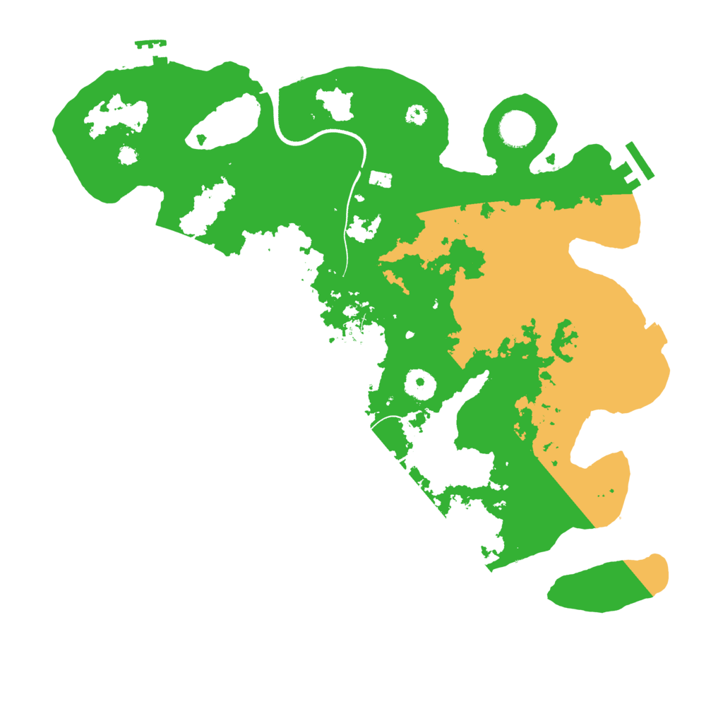 Biome Rust Map: Procedural Map, Size: 3500, Seed: 2263314