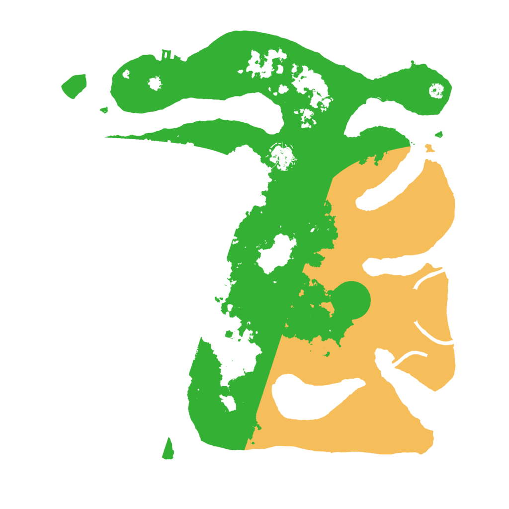 Biome Rust Map: Procedural Map, Size: 3500, Seed: 2035762
