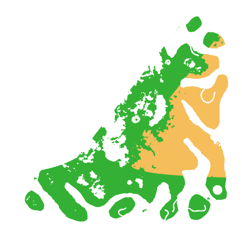 Biome Rust Map: Procedural Map, Size: 4500, Seed: 2586194