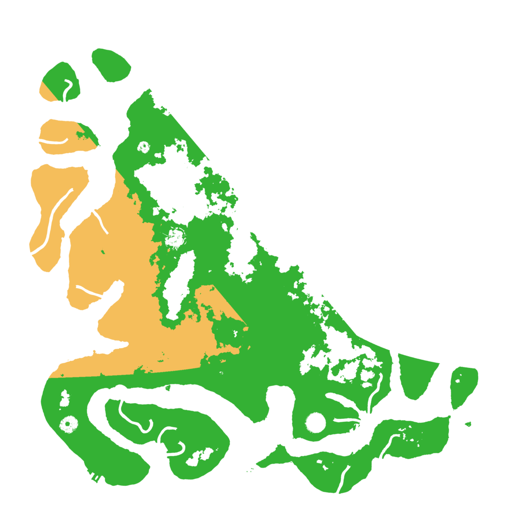 Biome Rust Map: Procedural Map, Size: 4500, Seed: 4989715