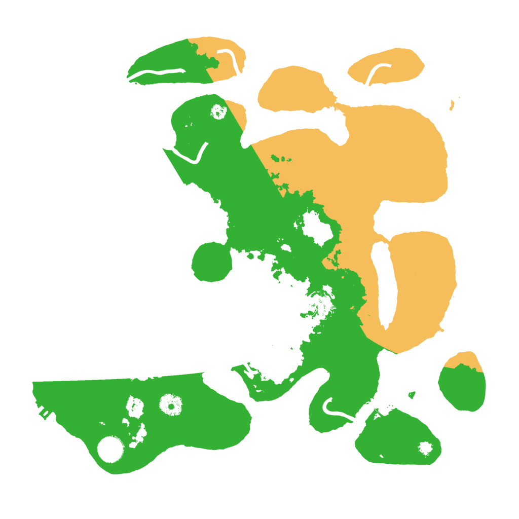 Biome Rust Map: Procedural Map, Size: 3500, Seed: 1668407