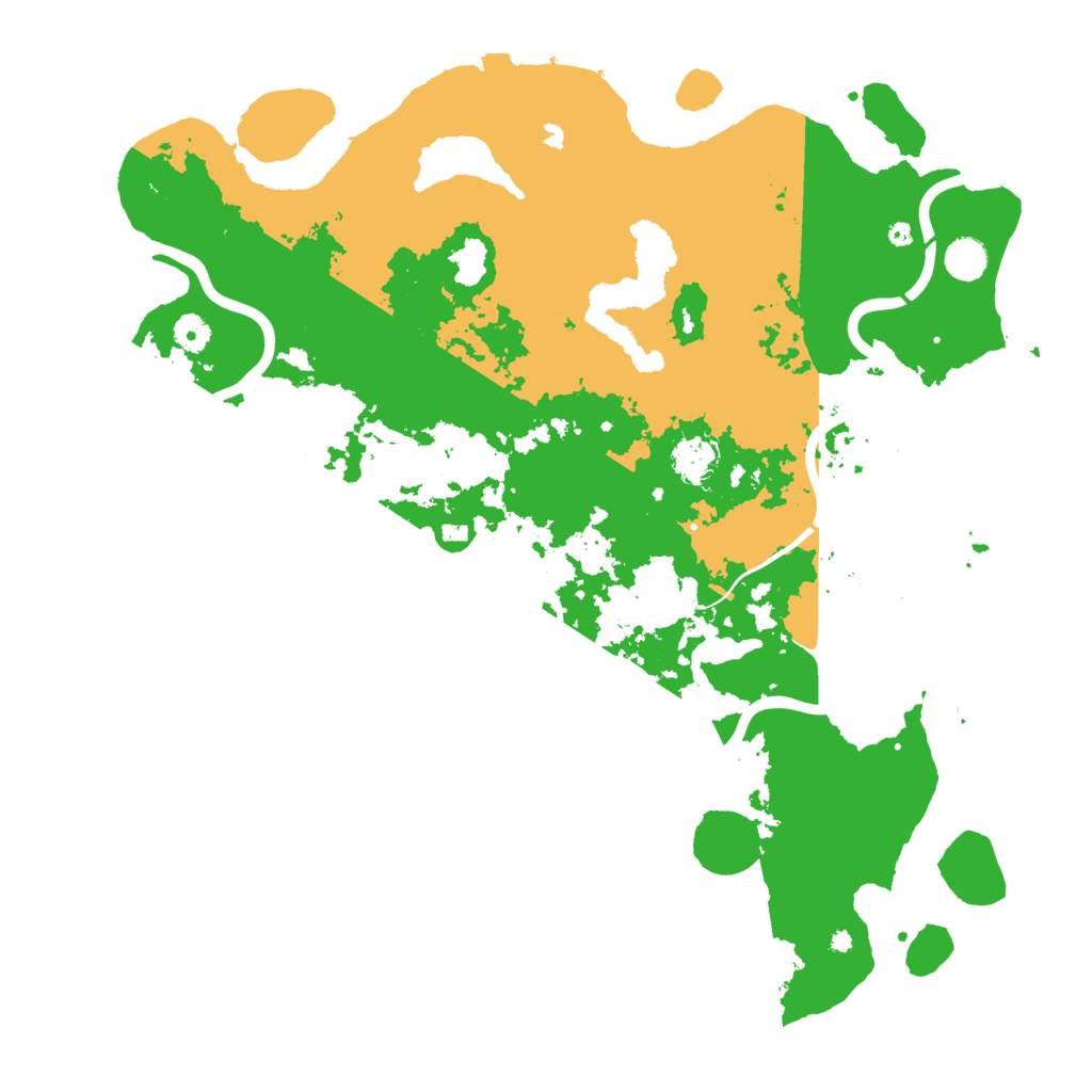Biome Rust Map: Procedural Map, Size: 4500, Seed: 3672557