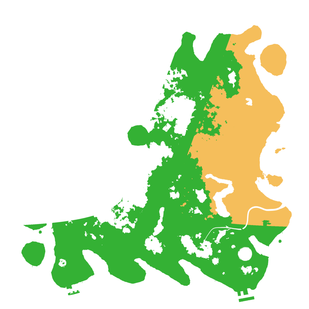 Biome Rust Map: Procedural Map, Size: 4000, Seed: 631936