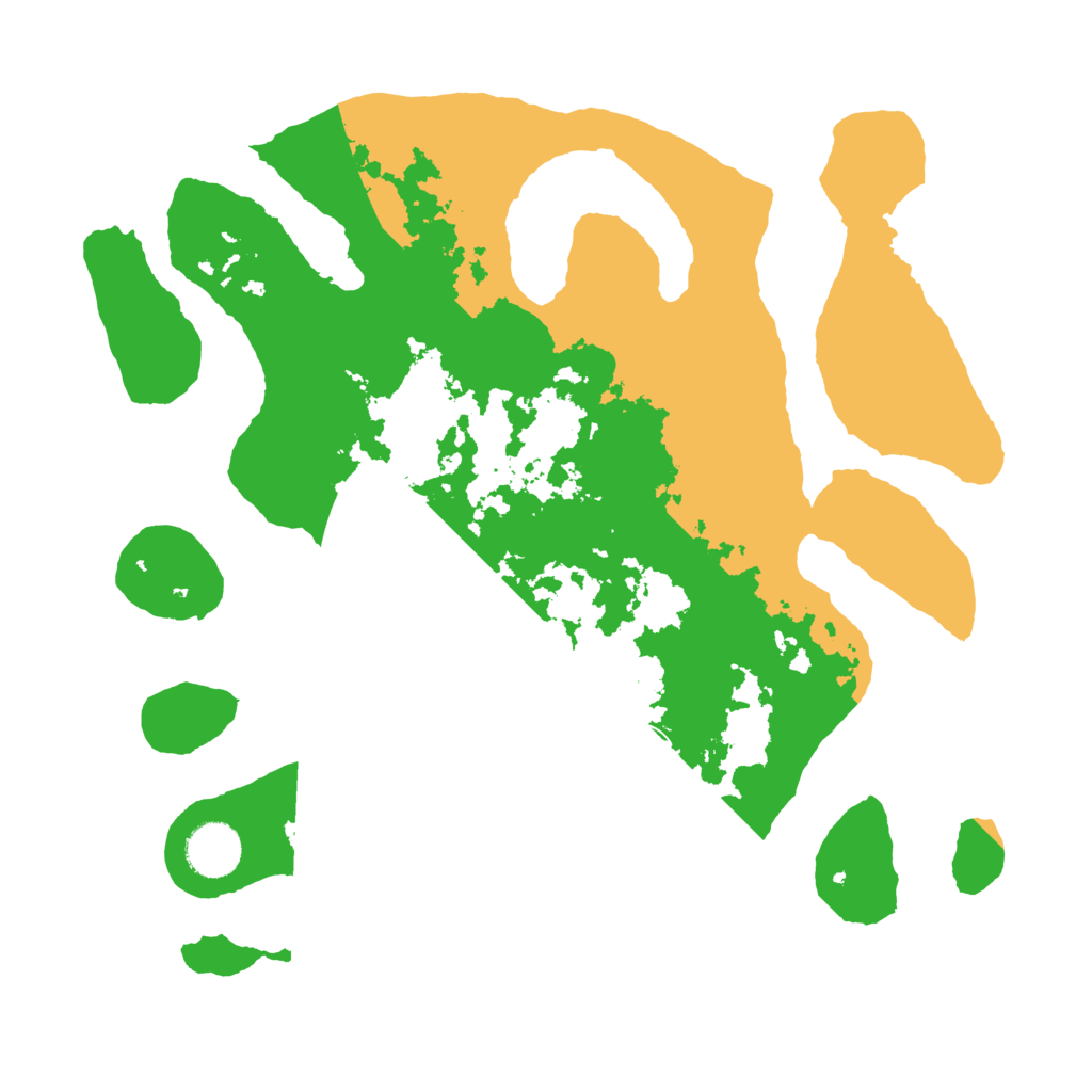 Biome Rust Map: Barren, Size: 3500, Seed: 3408033