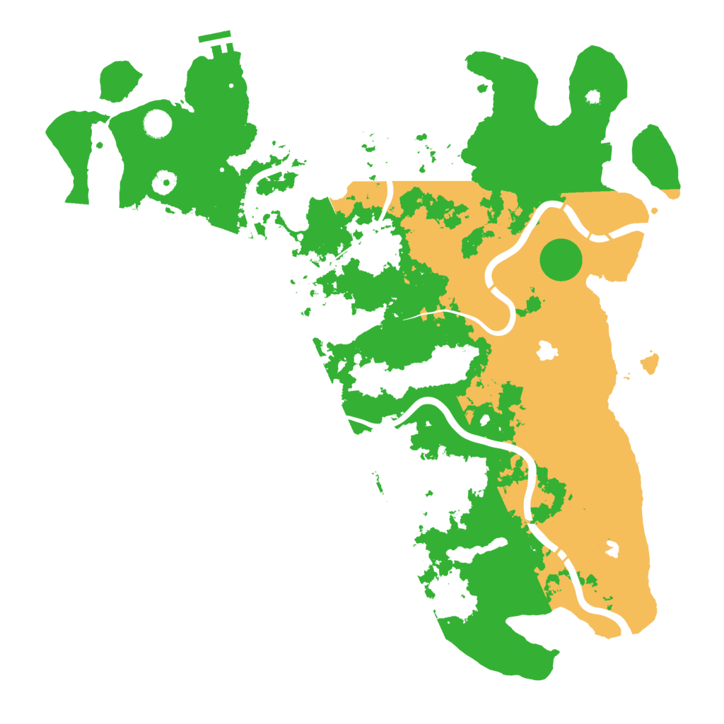 Biome Rust Map: Procedural Map, Size: 4500, Seed: 4153165