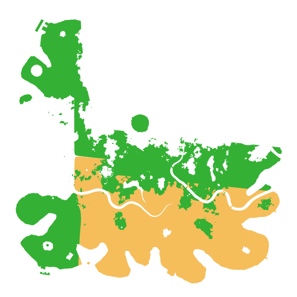 Biome Rust Map: Procedural Map, Size: 4500, Seed: 6261574