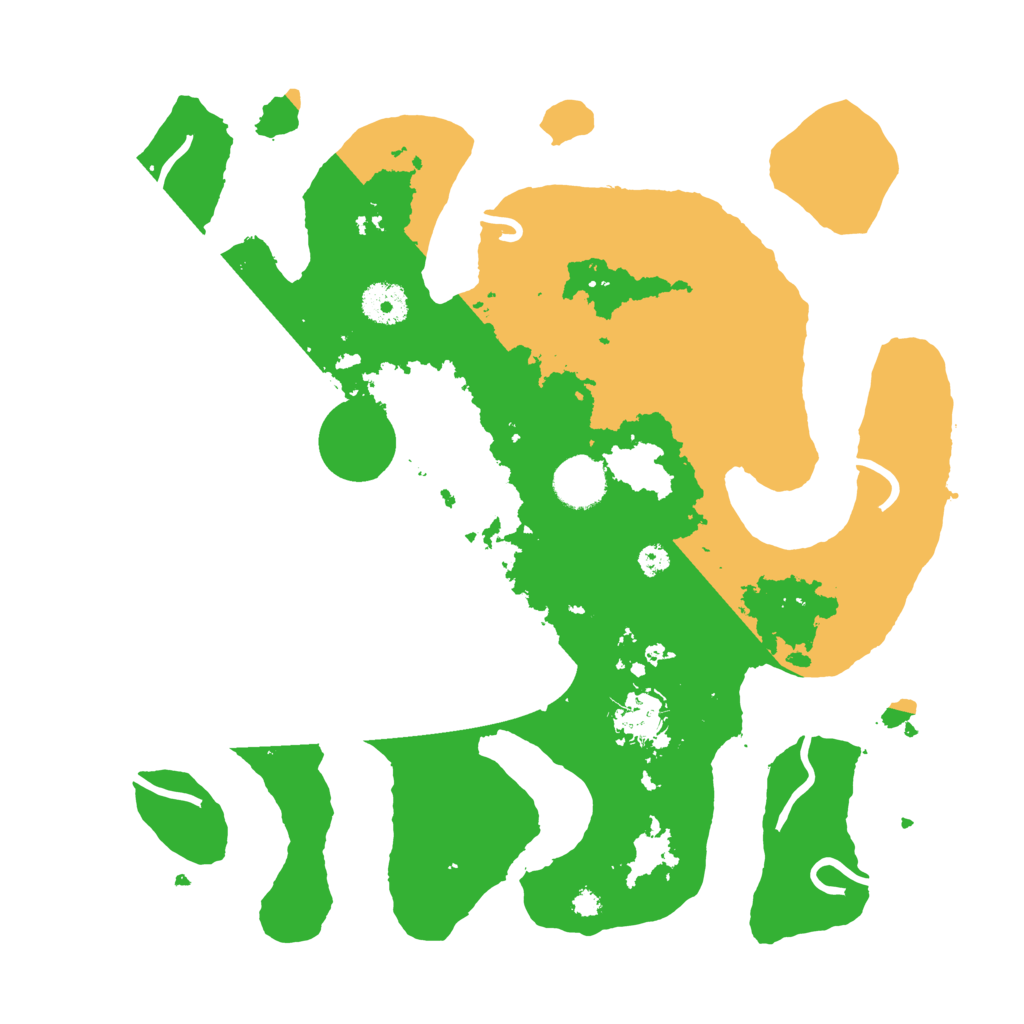 Biome Rust Map: Procedural Map, Size: 3500, Seed: 3673617