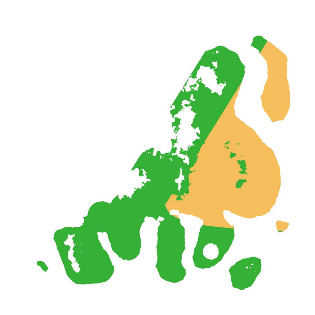 Biome Rust Map: Barren, Size: 3500, Seed: 5017905