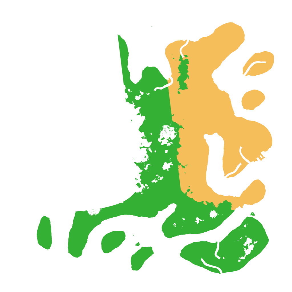 Biome Rust Map: Procedural Map, Size: 3500, Seed: 3288510