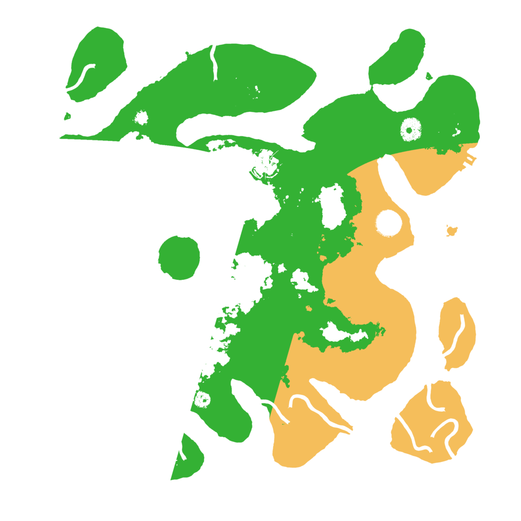 Biome Rust Map: Procedural Map, Size: 3500, Seed: 4152822