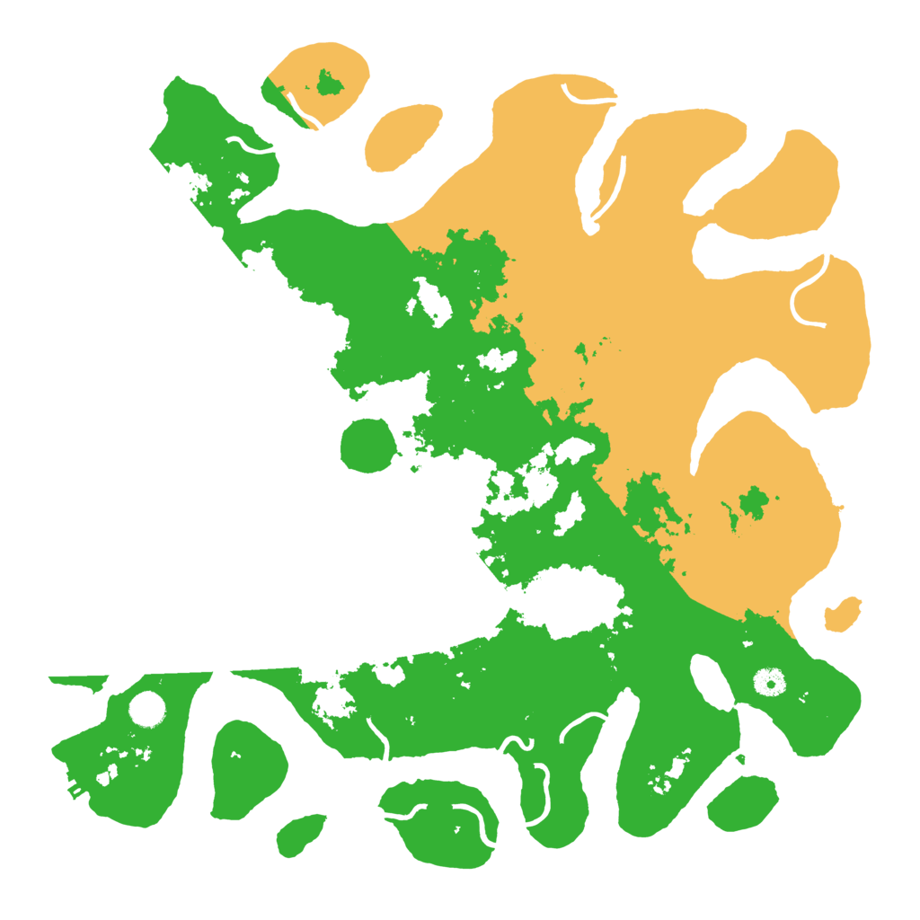 Biome Rust Map: Procedural Map, Size: 4500, Seed: 2209907