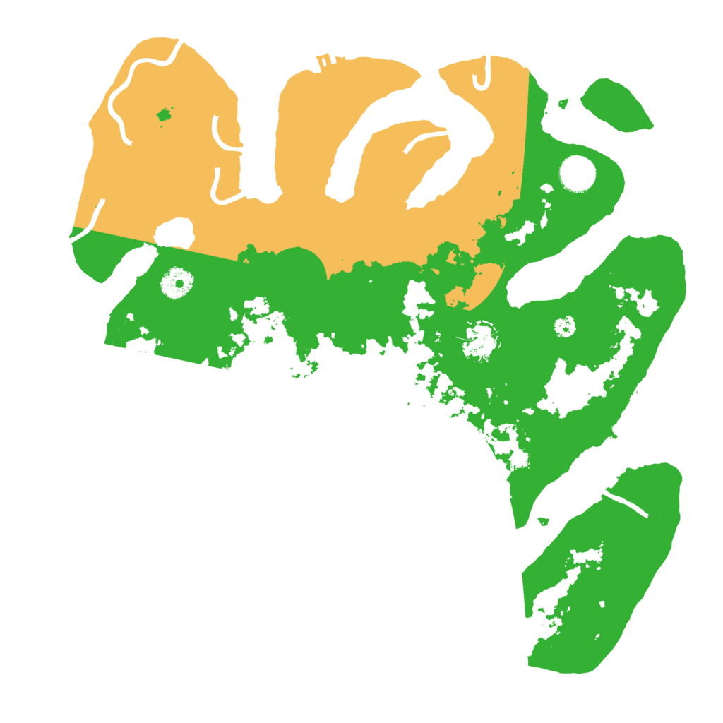 Biome Rust Map: Procedural Map, Size: 3500, Seed: 4181196