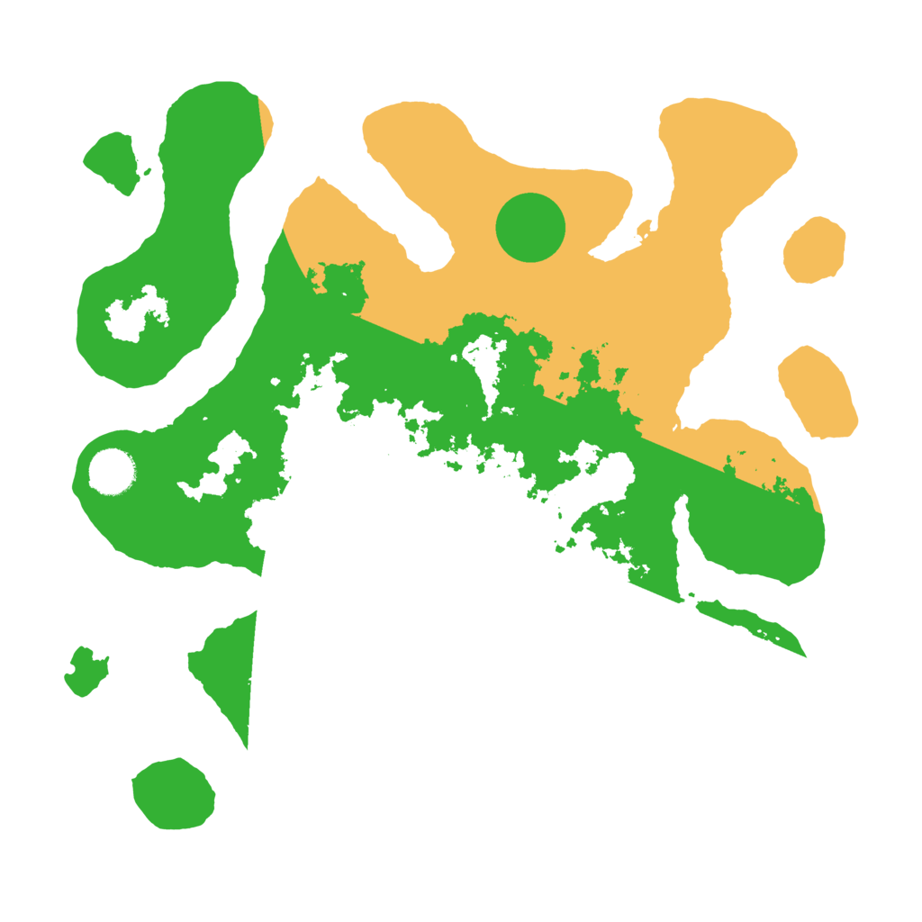 Biome Rust Map: Barren, Size: 3500, Seed: 5162826