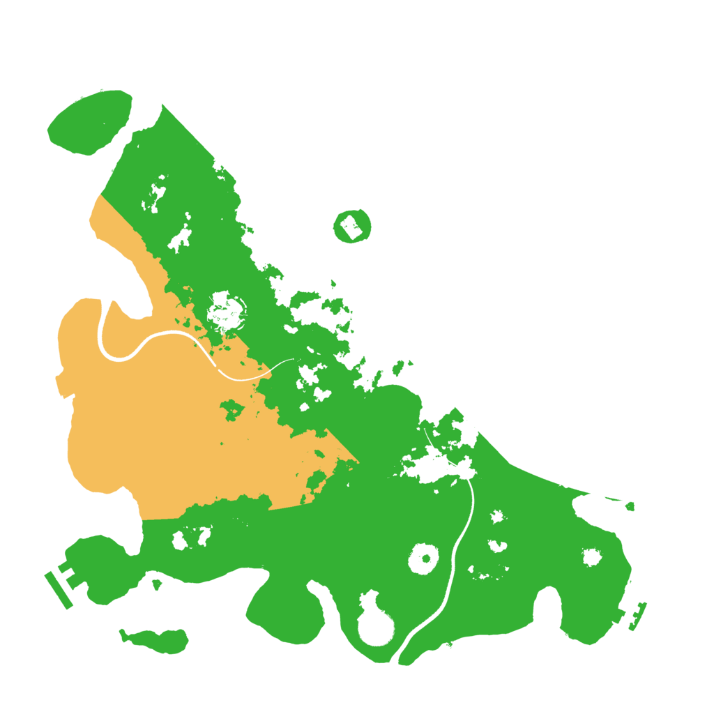 Biome Rust Map: Procedural Map, Size: 3500, Seed: 1341373630