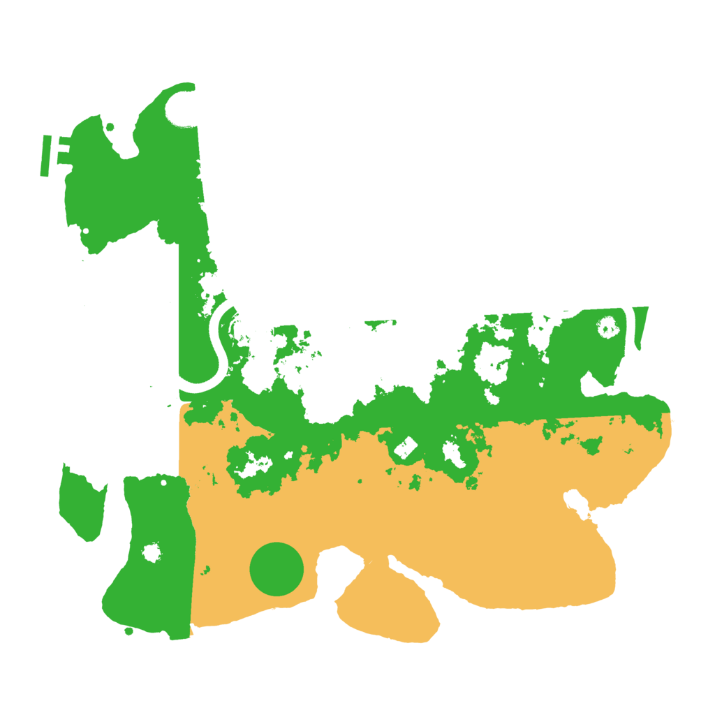 Biome Rust Map: Procedural Map, Size: 3500, Seed: 6395638