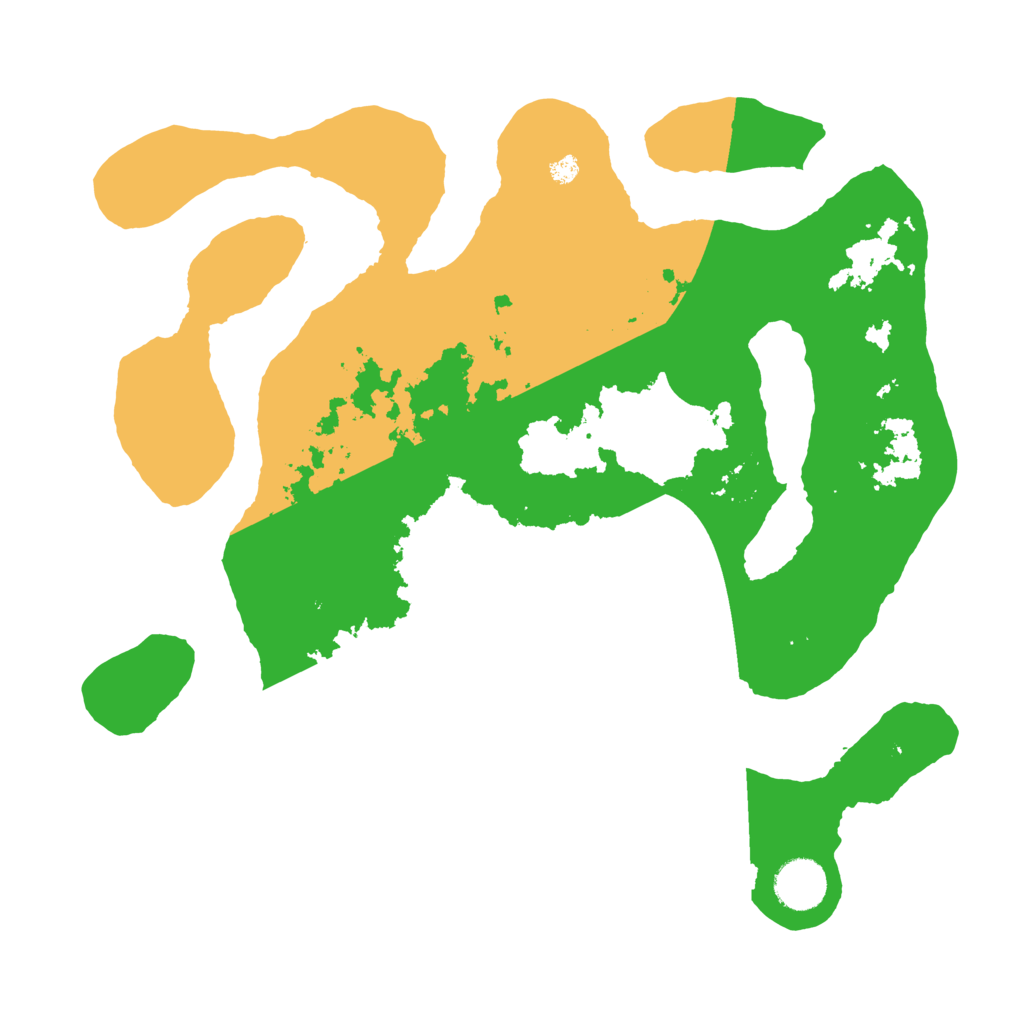 Biome Rust Map: Barren, Size: 3500, Seed: 2808484