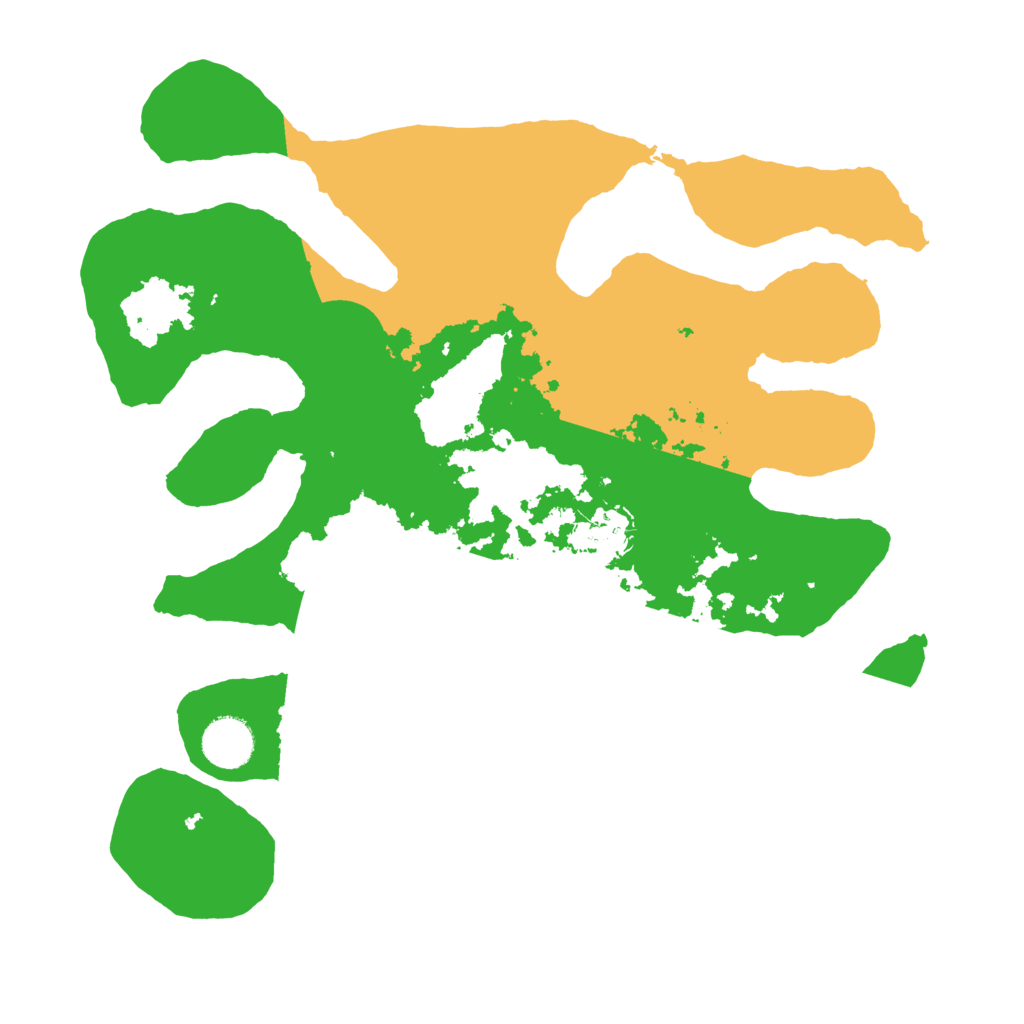 Biome Rust Map: Barren, Size: 3500, Seed: 4698890