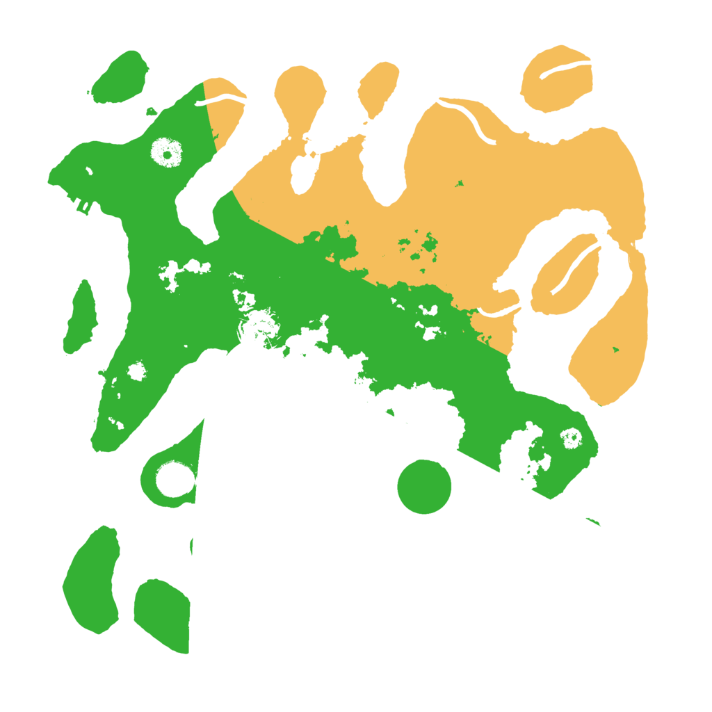 Biome Rust Map: Procedural Map, Size: 3500, Seed: 2886309