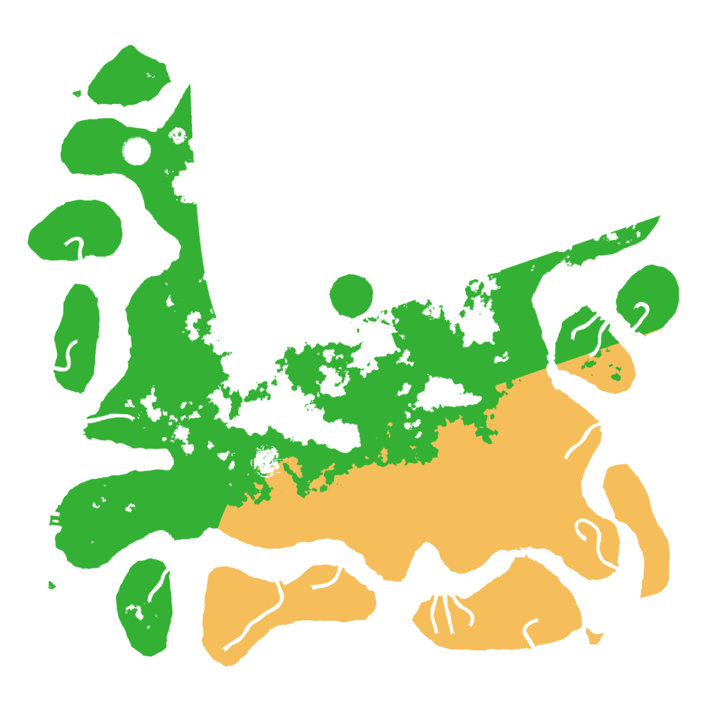 Biome Rust Map: Procedural Map, Size: 4500, Seed: 2393953