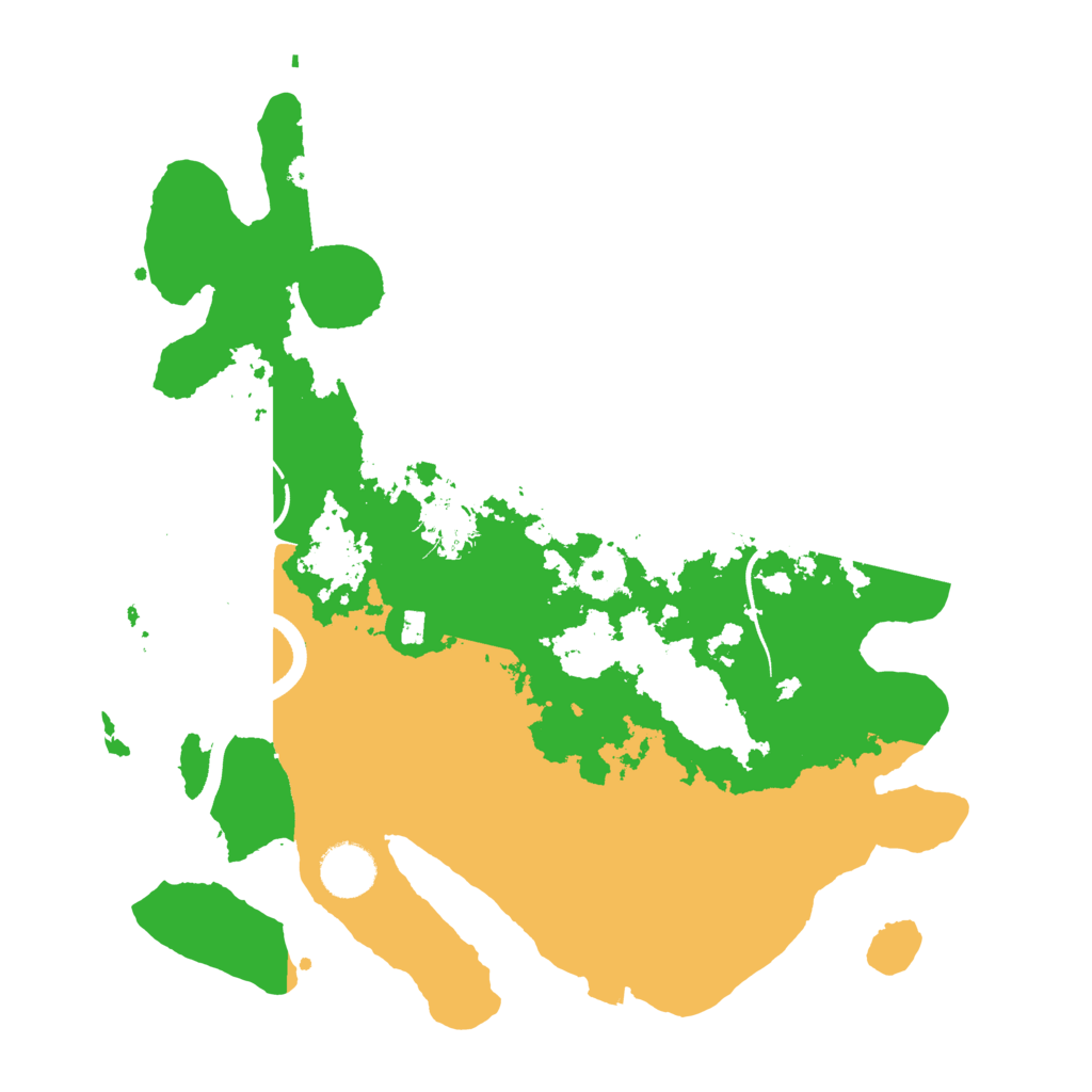 Biome Rust Map: Procedural Map, Size: 3500, Seed: 1592867