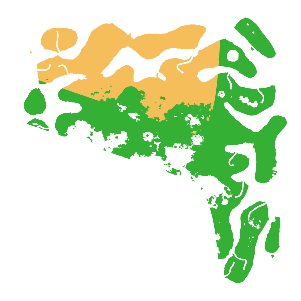 Biome Rust Map: Procedural Map, Size: 4500, Seed: 5382197