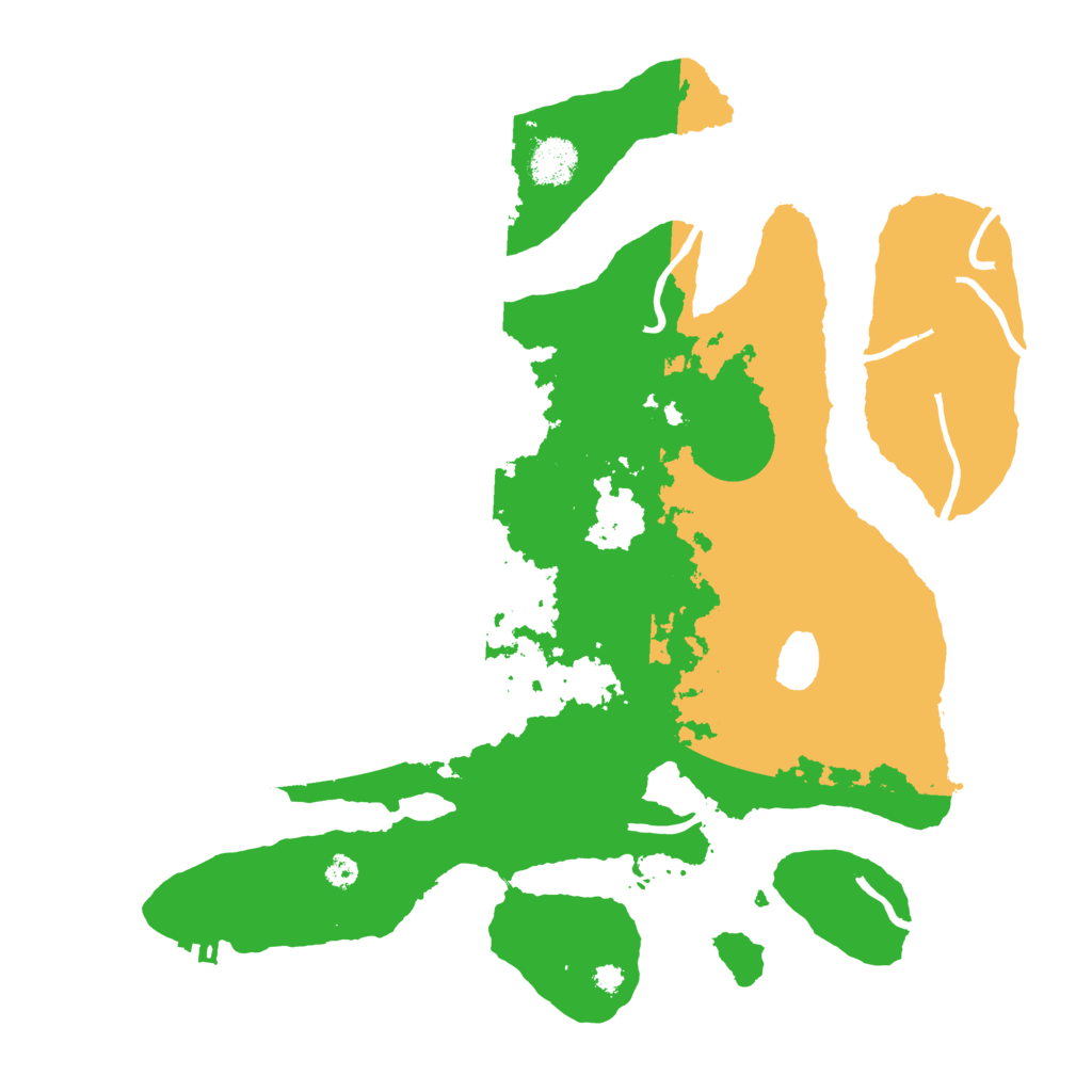 Biome Rust Map: Procedural Map, Size: 3500, Seed: 1681011