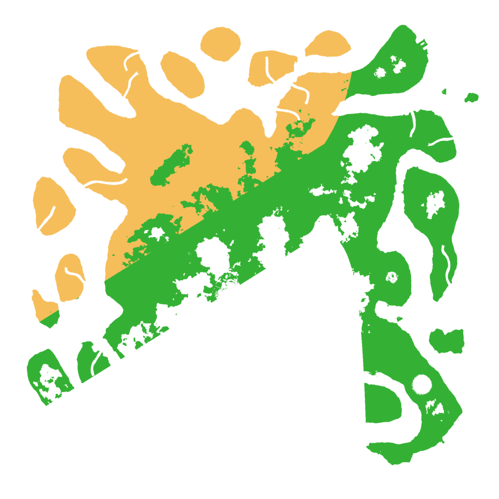 Biome Rust Map: Procedural Map, Size: 4500, Seed: 1451426