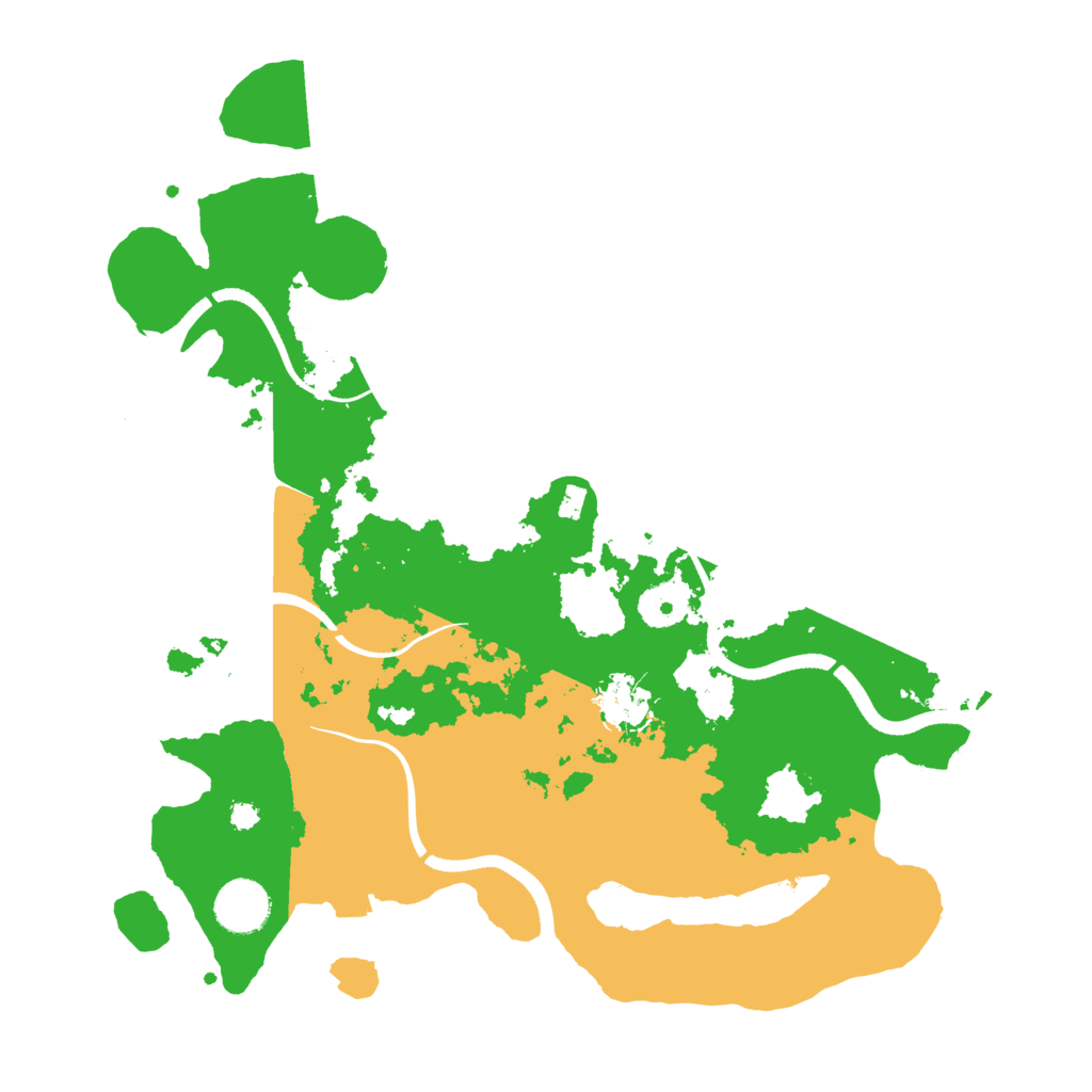 Biome Rust Map: Procedural Map, Size: 3500, Seed: 3467339