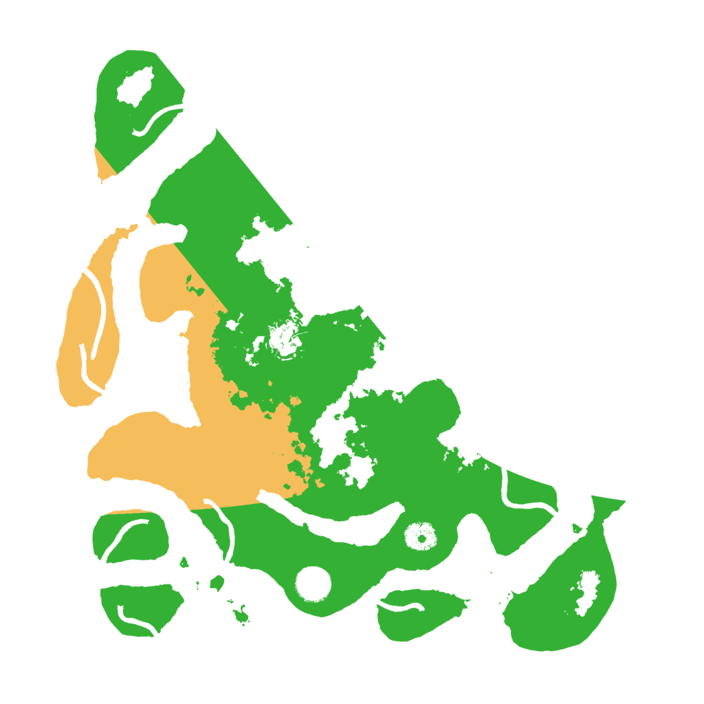 Biome Rust Map: Procedural Map, Size: 3500, Seed: 681334