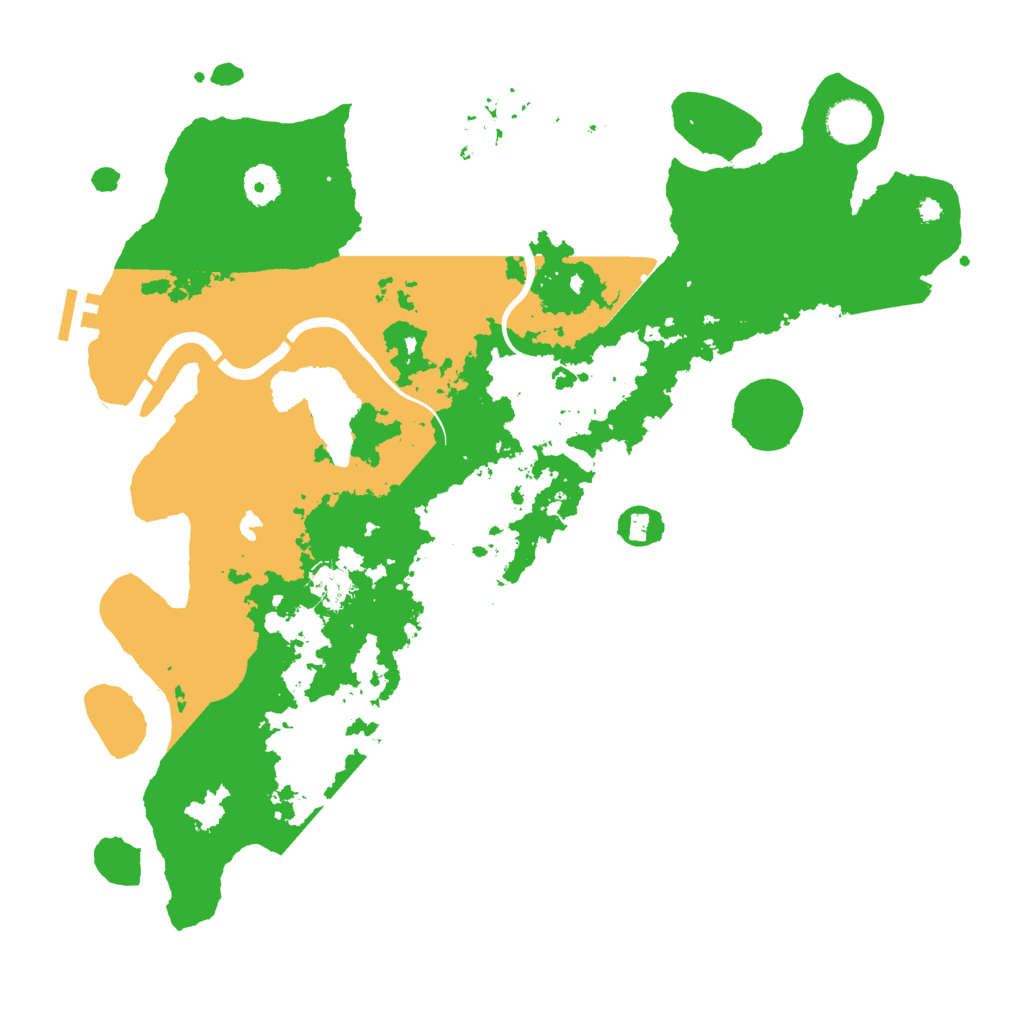 Biome Rust Map: Procedural Map, Size: 4000, Seed: 465300