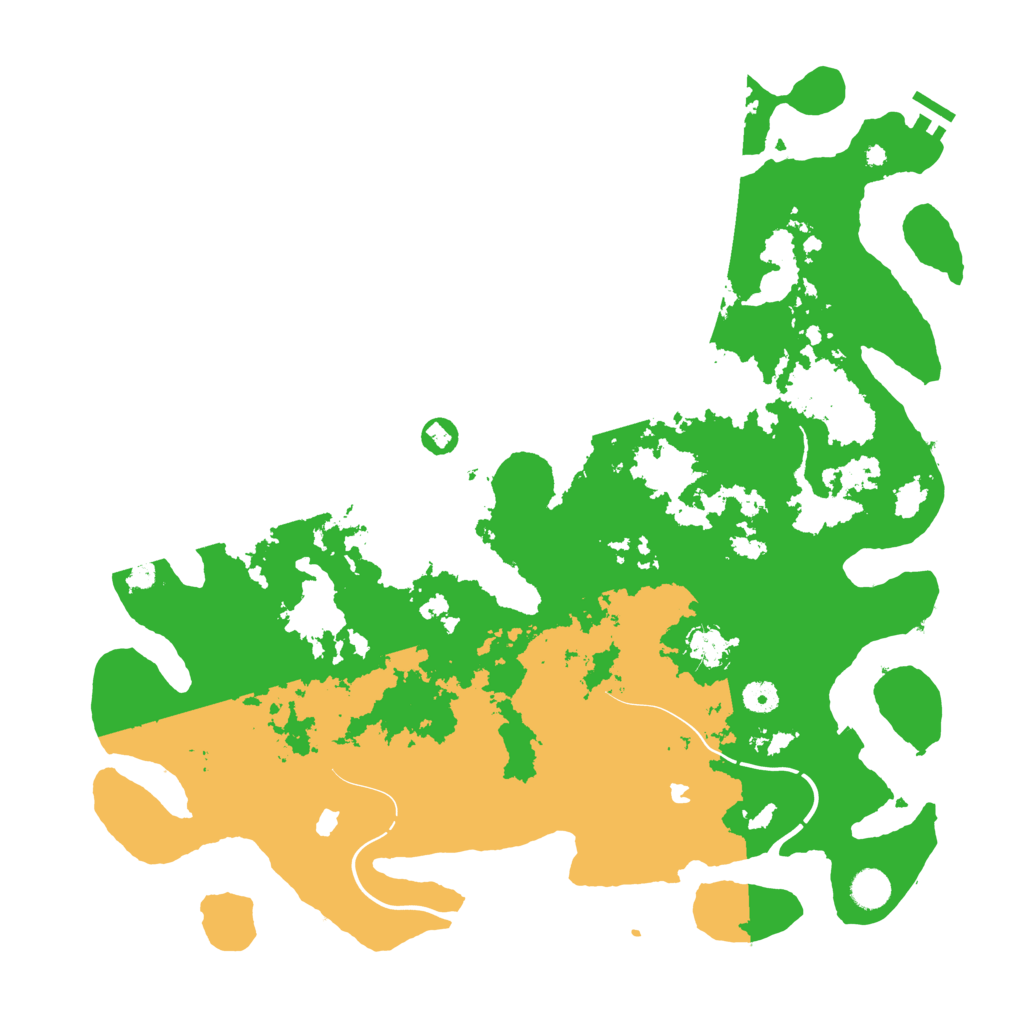 Biome Rust Map: Procedural Map, Size: 4500, Seed: 6442327