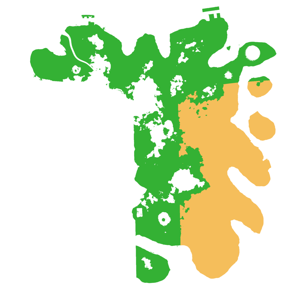 Biome Rust Map: Procedural Map, Size: 3550, Seed: 745347