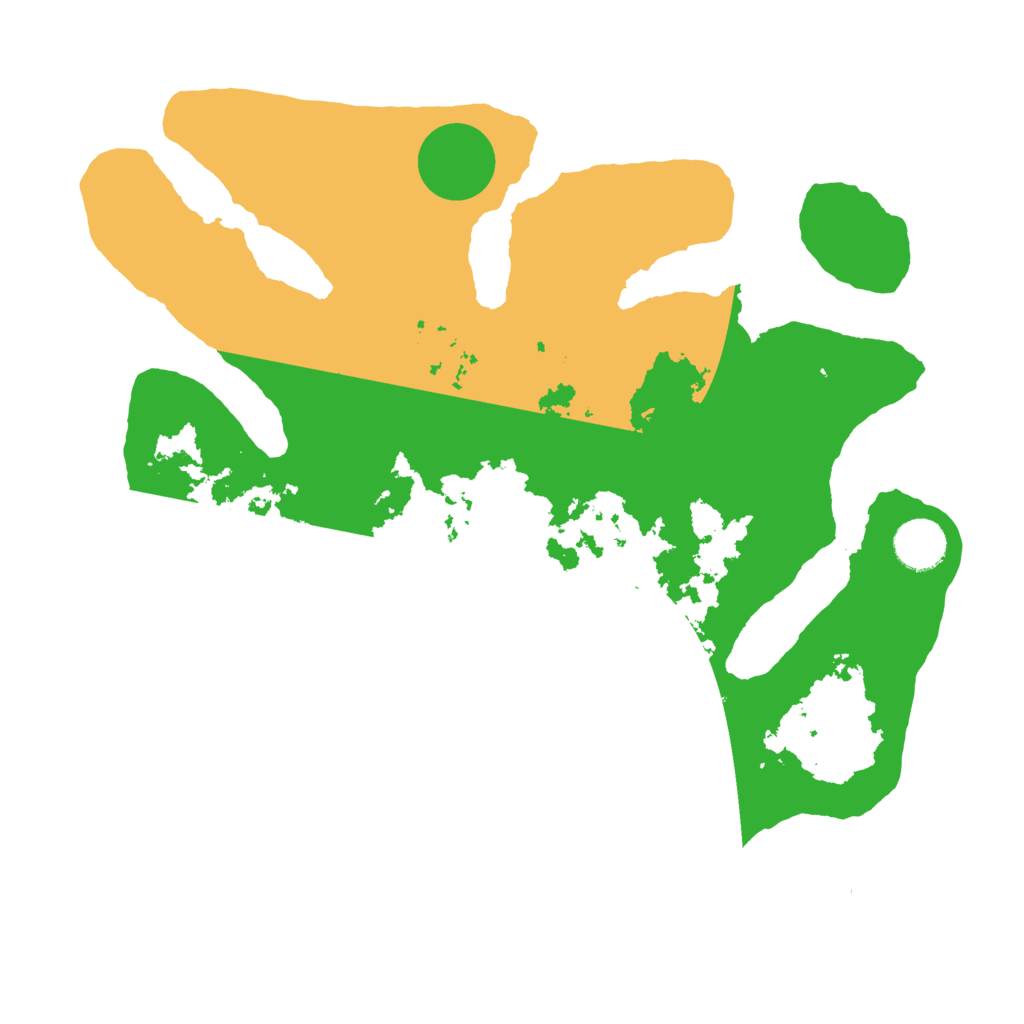 Biome Rust Map: Barren, Size: 3500, Seed: 3819189