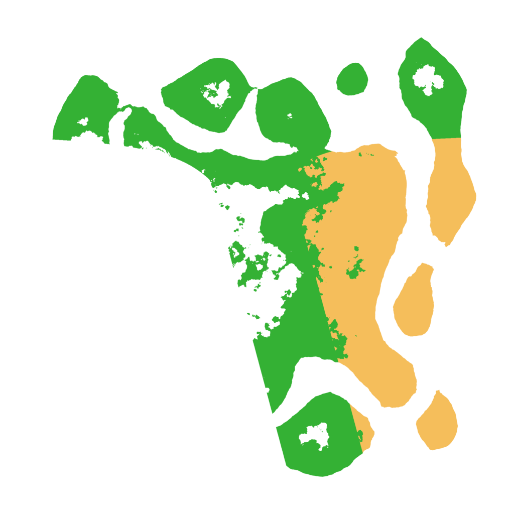 Biome Rust Map: Barren, Size: 3500, Seed: 4887966