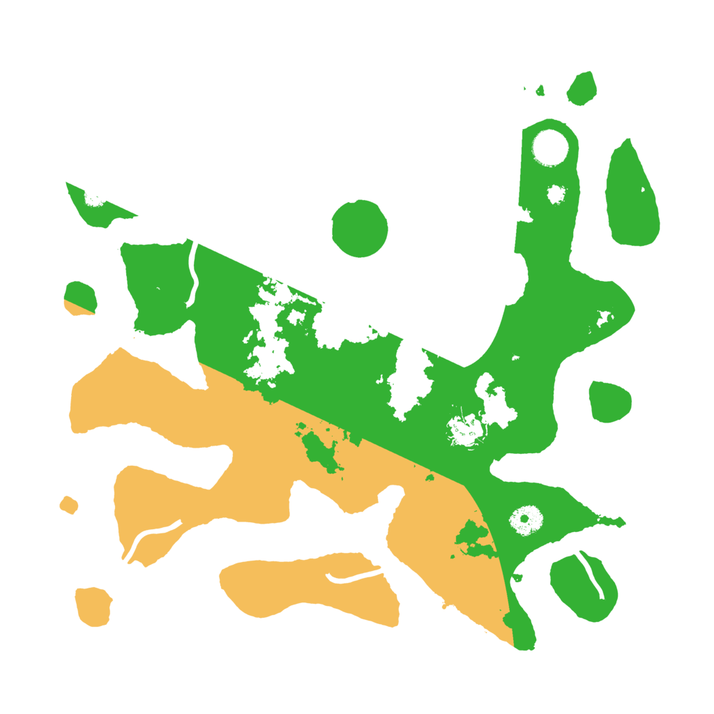 Biome Rust Map: Procedural Map, Size: 3500, Seed: 1846898