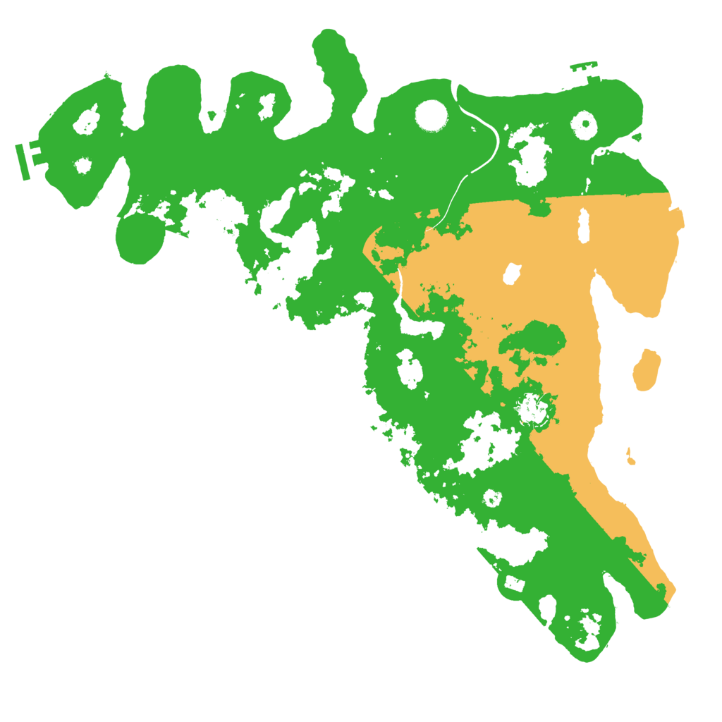 Biome Rust Map: Procedural Map, Size: 4000, Seed: 615694