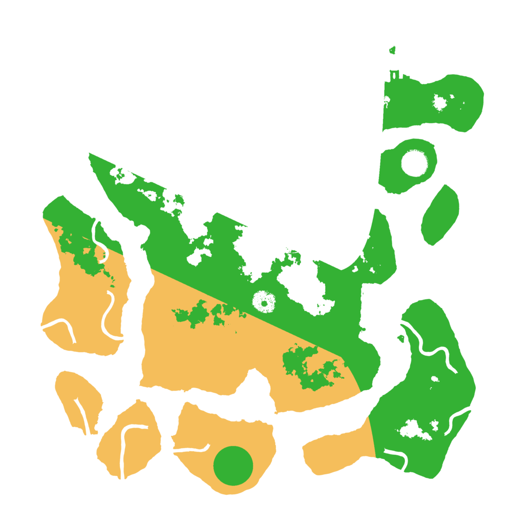 Biome Rust Map: Procedural Map, Size: 3500, Seed: 4600337