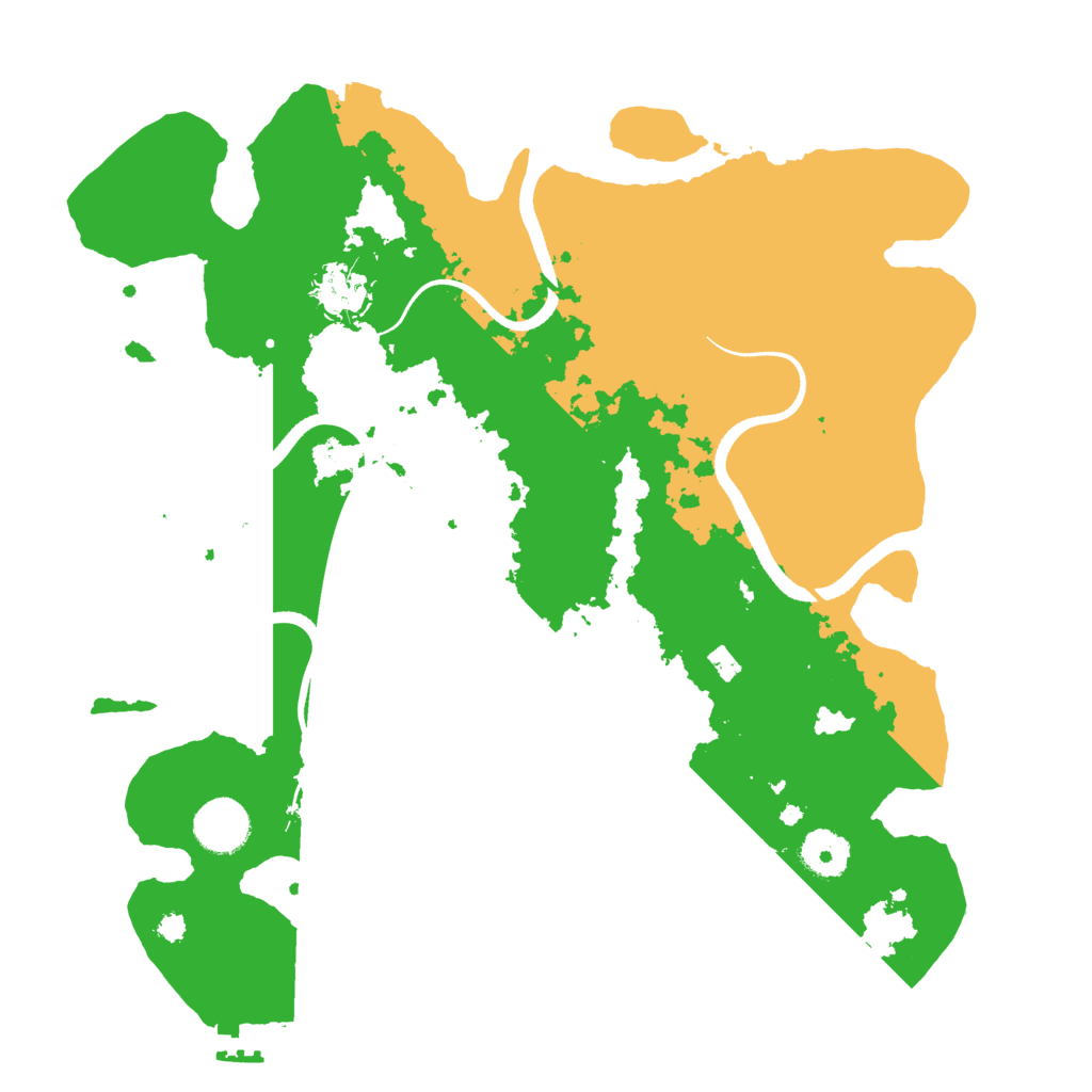 Biome Rust Map: Procedural Map, Size: 3500, Seed: 1899719