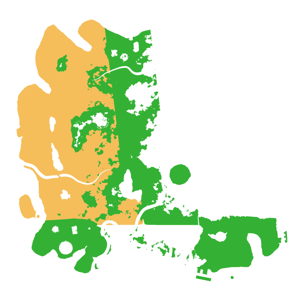 Biome Rust Map: Procedural Map, Size: 4000, Seed: 87669542