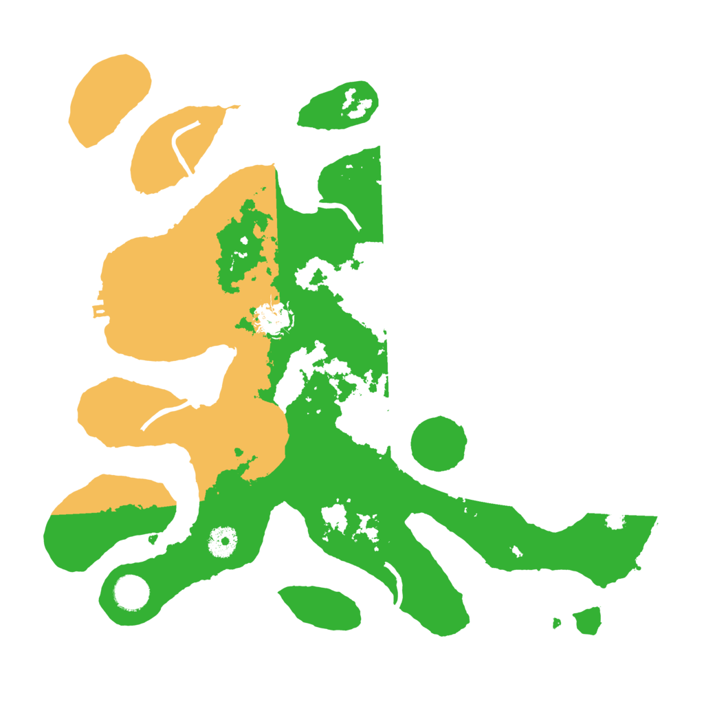 Biome Rust Map: Procedural Map, Size: 3500, Seed: 622975