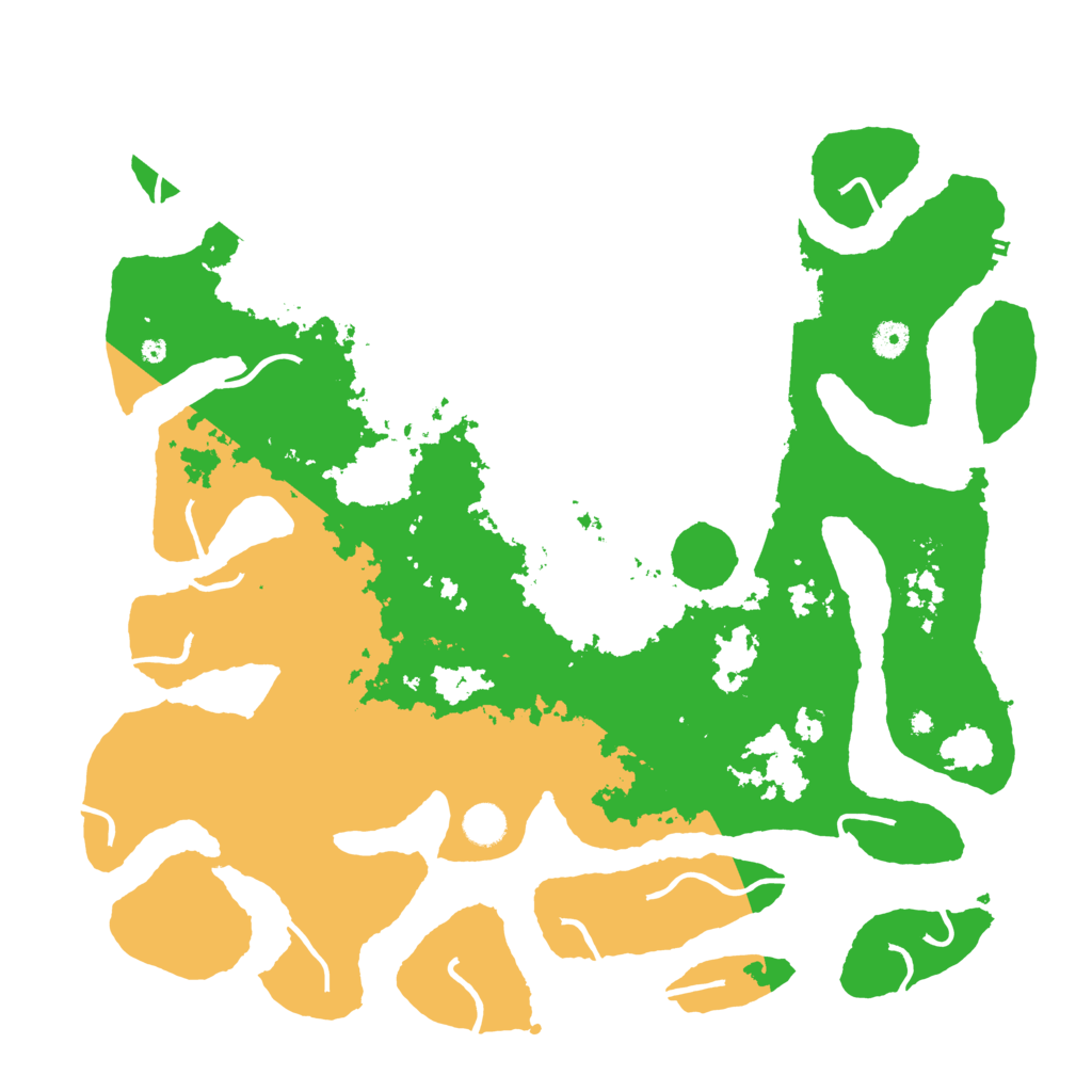 Biome Rust Map: Procedural Map, Size: 4500, Seed: 1231