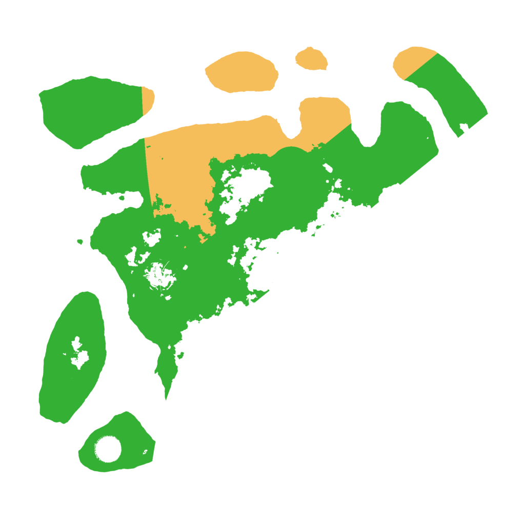 Biome Rust Map: Barren, Size: 3500, Seed: 4664714