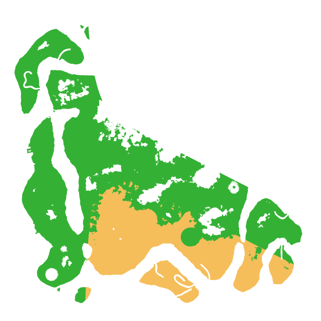 Biome Rust Map: Procedural Map, Size: 4500, Seed: 1542939