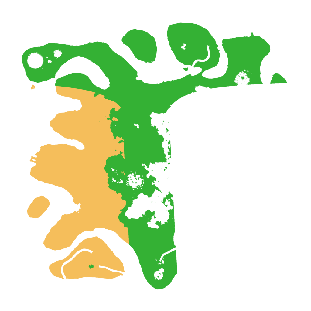 Biome Rust Map: Procedural Map, Size: 3500, Seed: 4847063