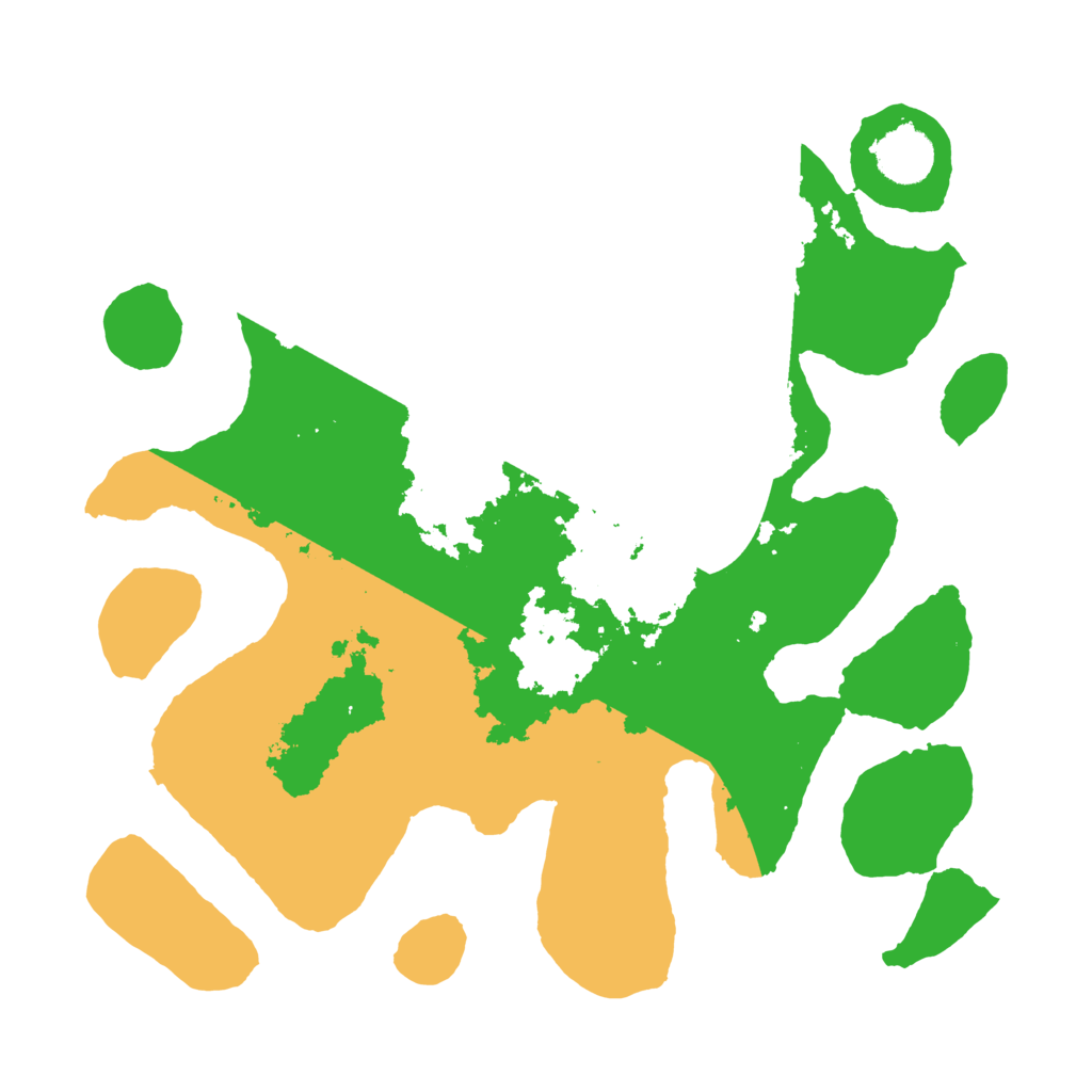 Biome Rust Map: Barren, Size: 3500, Seed: 2843214